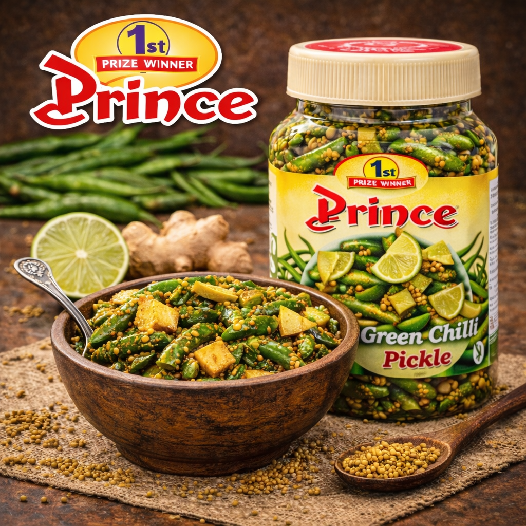 Green Chilli Pickle (Mango Masala)